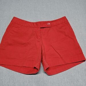 Red Women's Cotton Shorts
